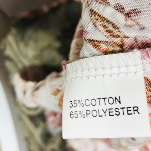 NWT BLUSH PINK AND CREAM FLORAL WRAP MAXI DRESS - Picture 7 of 7